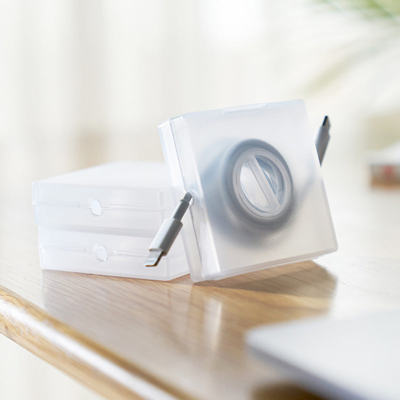 Simple data cable storage box