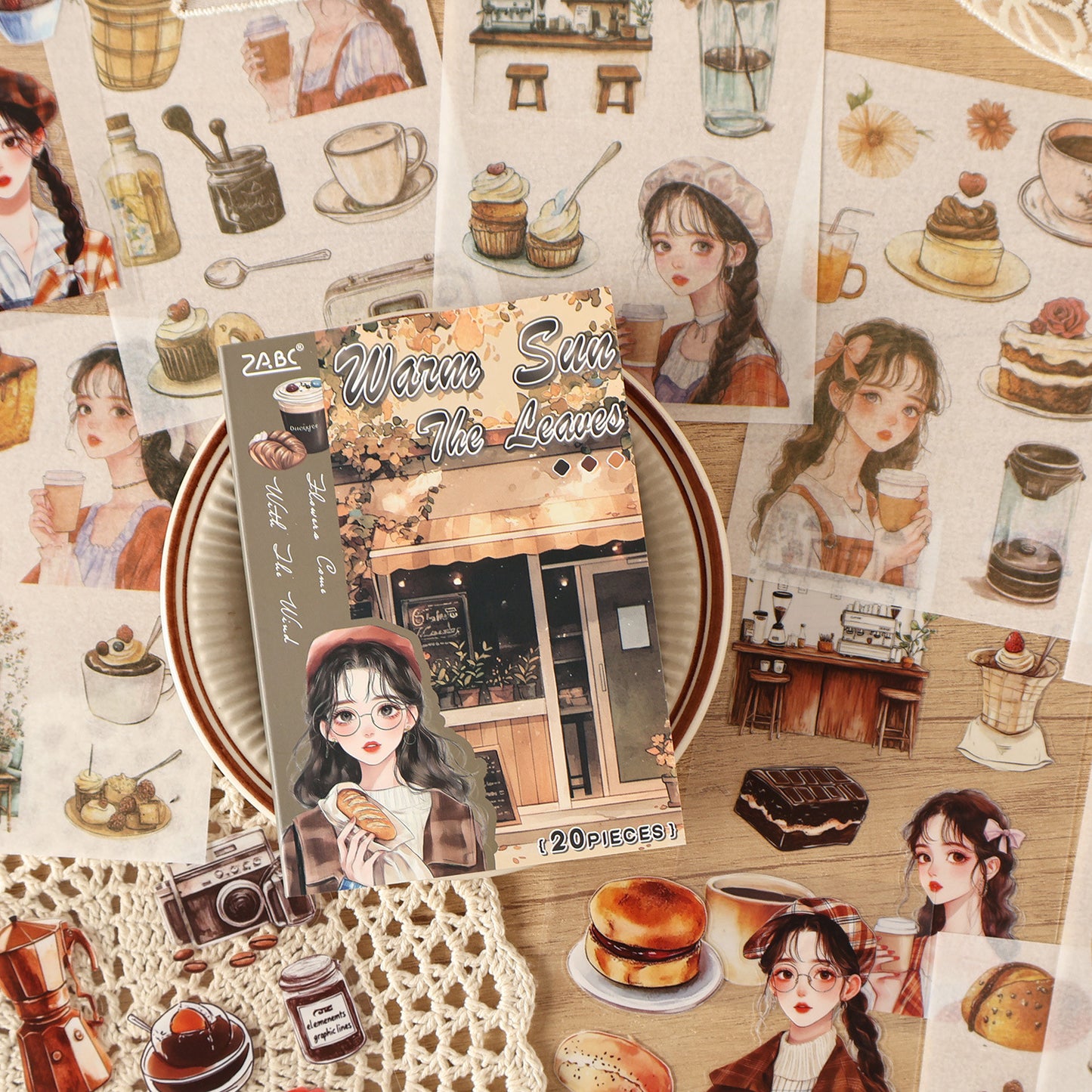 Sweet Girl Journal Stickers - 20 Sheets