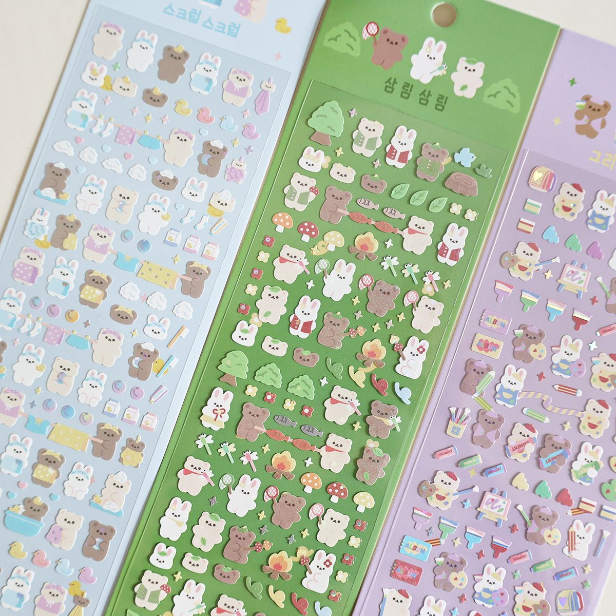 Bear Sticker sheet