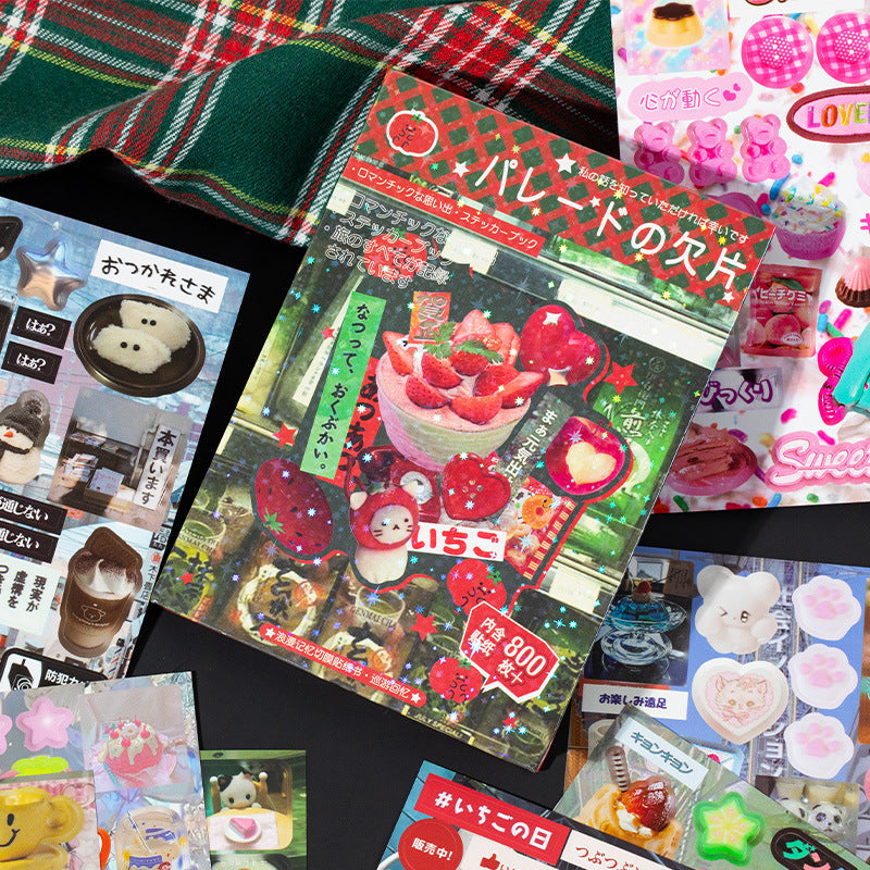 Japanese style retro sticker book