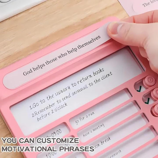 Habit tracker checklist board