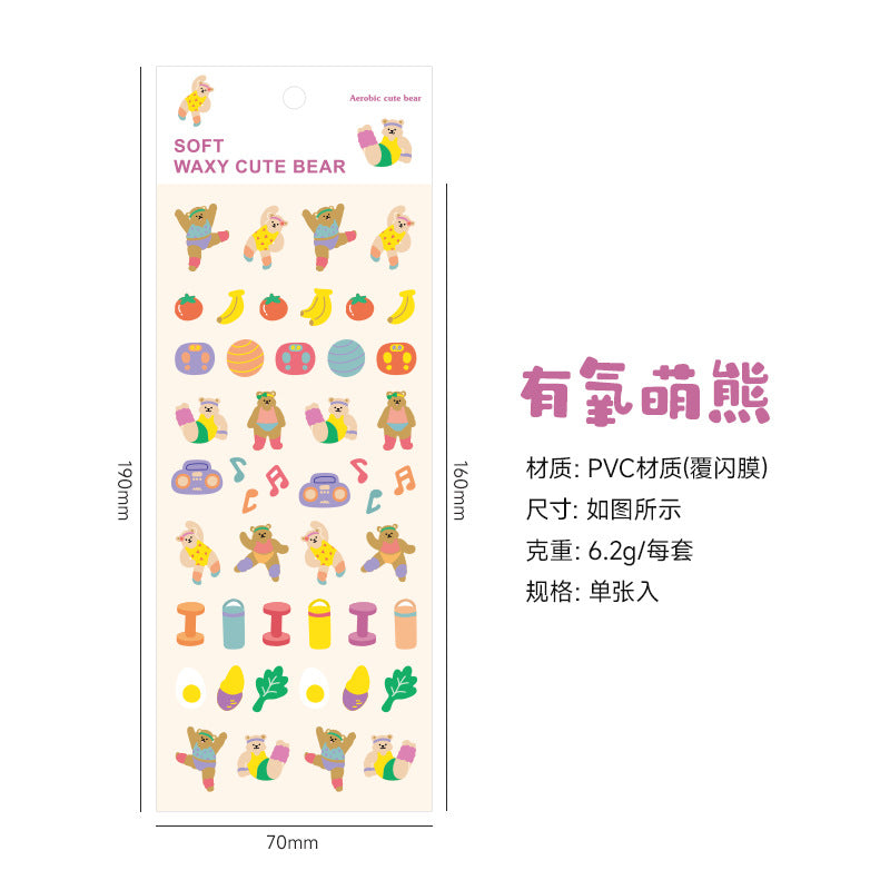 Soft Bear-Sticker sheet
