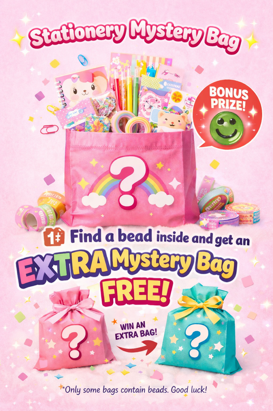 🎁 Stationery Mystery Bag – Chance to Win Extra Bag FREE!