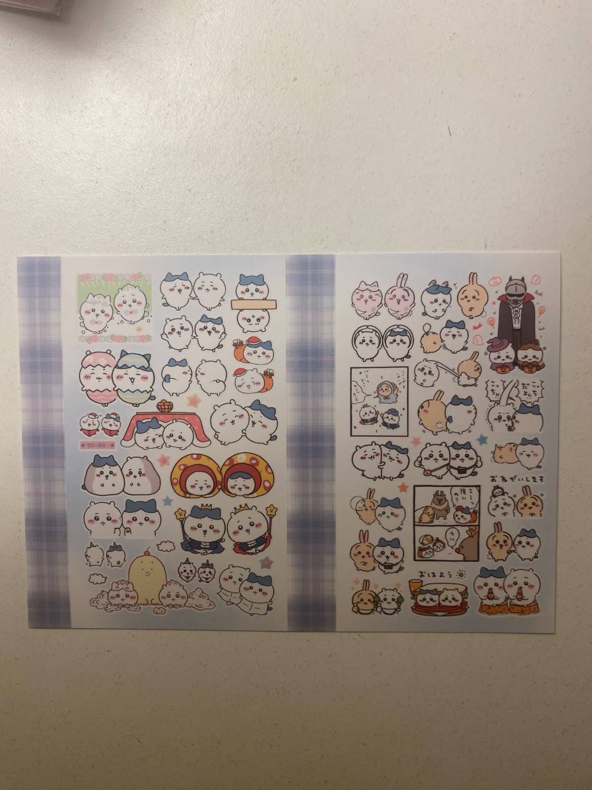 Chiikawa sticker sheets-1 sheet  (A6 size)
