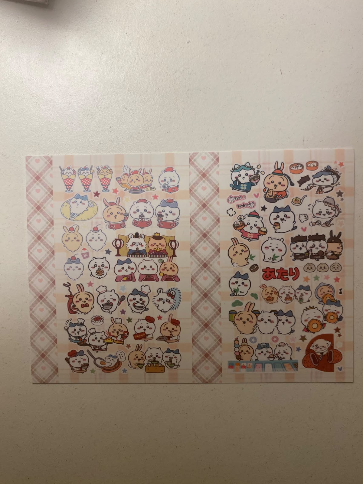 Chiikawa sticker sheets-1 sheet  (A6 size)