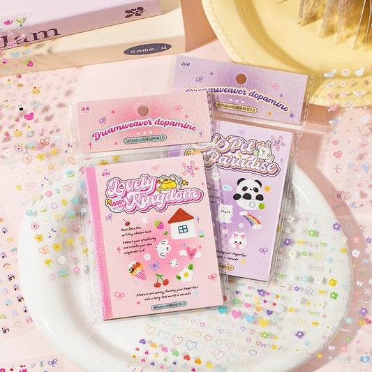 Cute Kingdom Deco Sticker book
