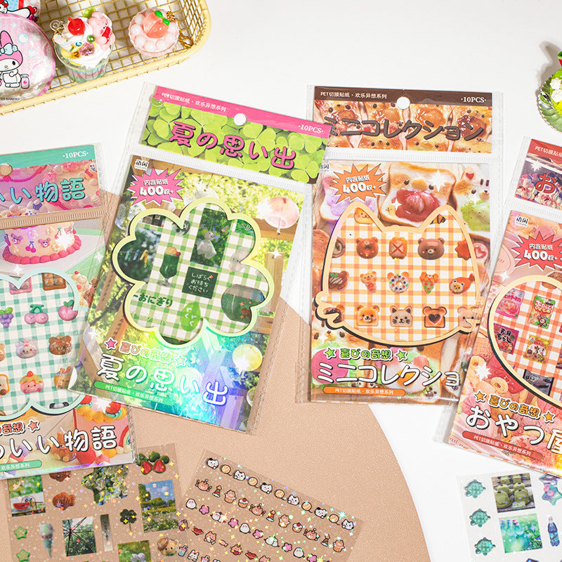 Dessert sticker sheet set