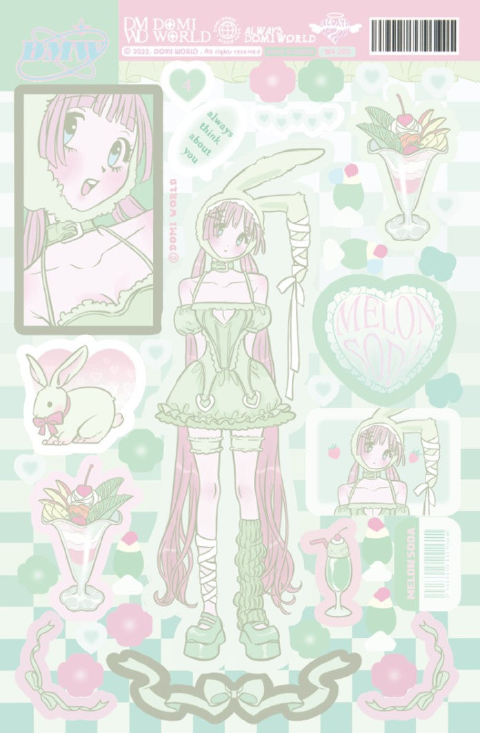 Domi World stickers