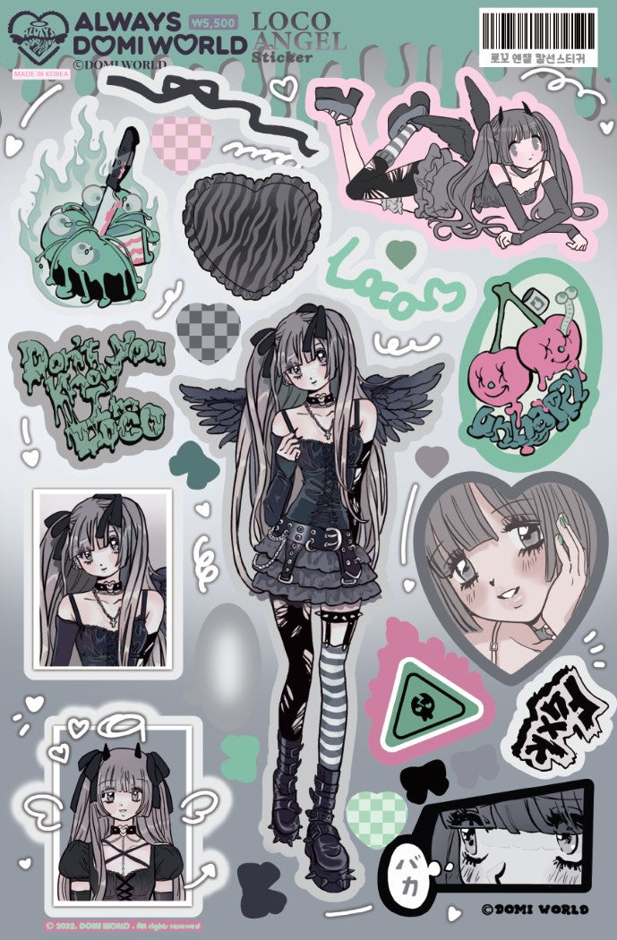 Domi World stickers