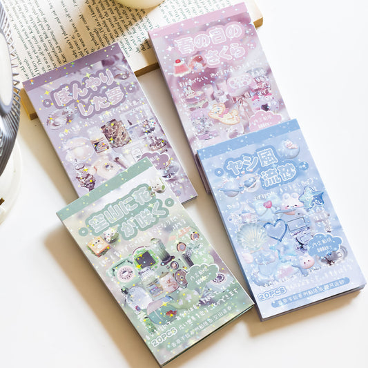 Early Morning Vanilla Souvenir Sticker Book