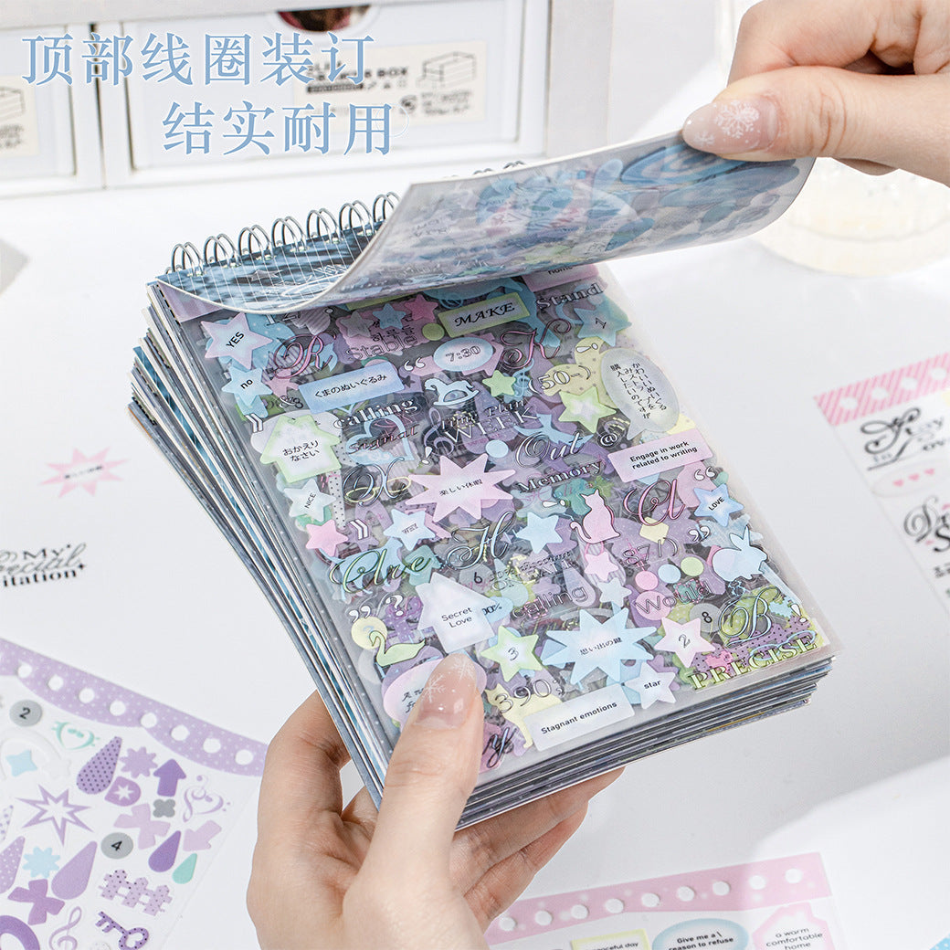 Falling Rain Sticker book