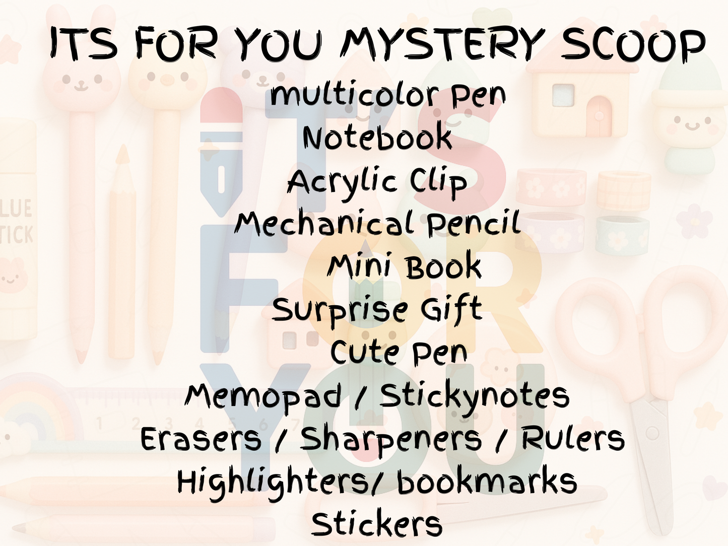 Stationery Mystery scoop