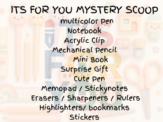 Stationery Mystery scoop