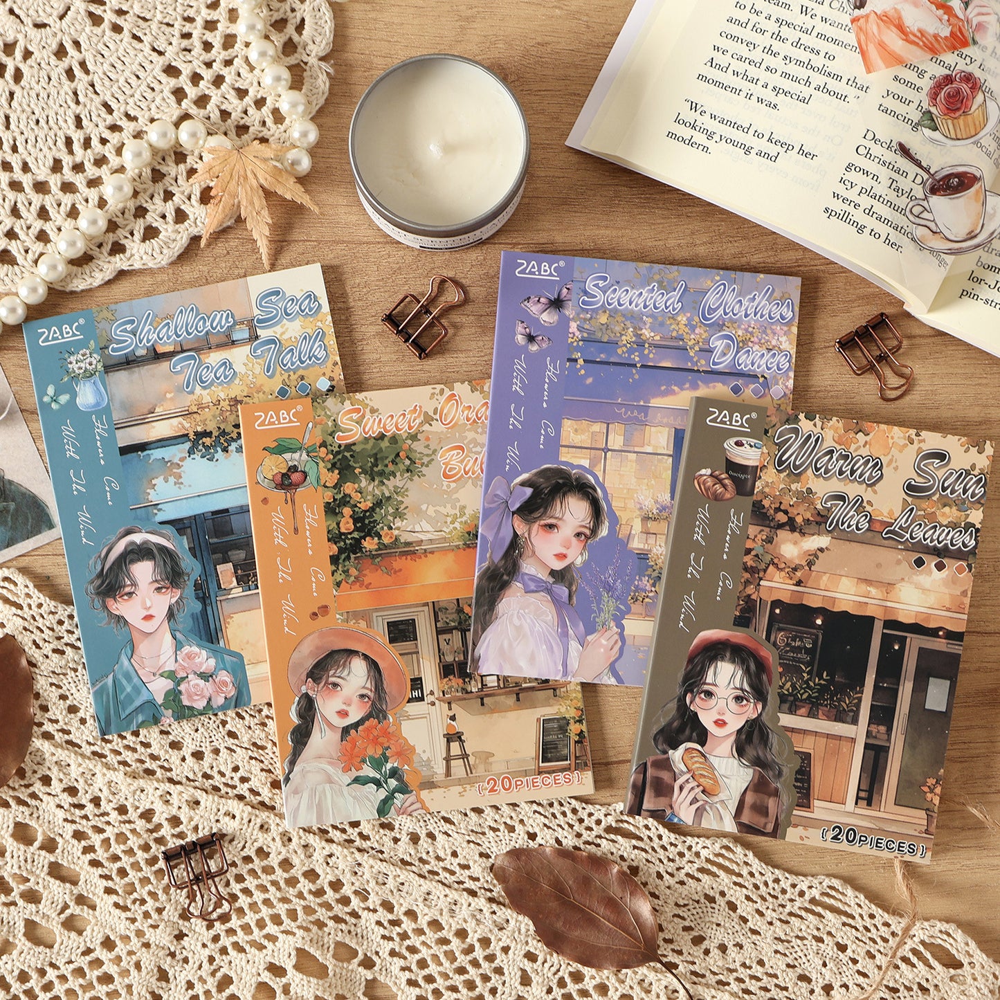 Sweet Girl Journal Stickers - 20 Sheets
