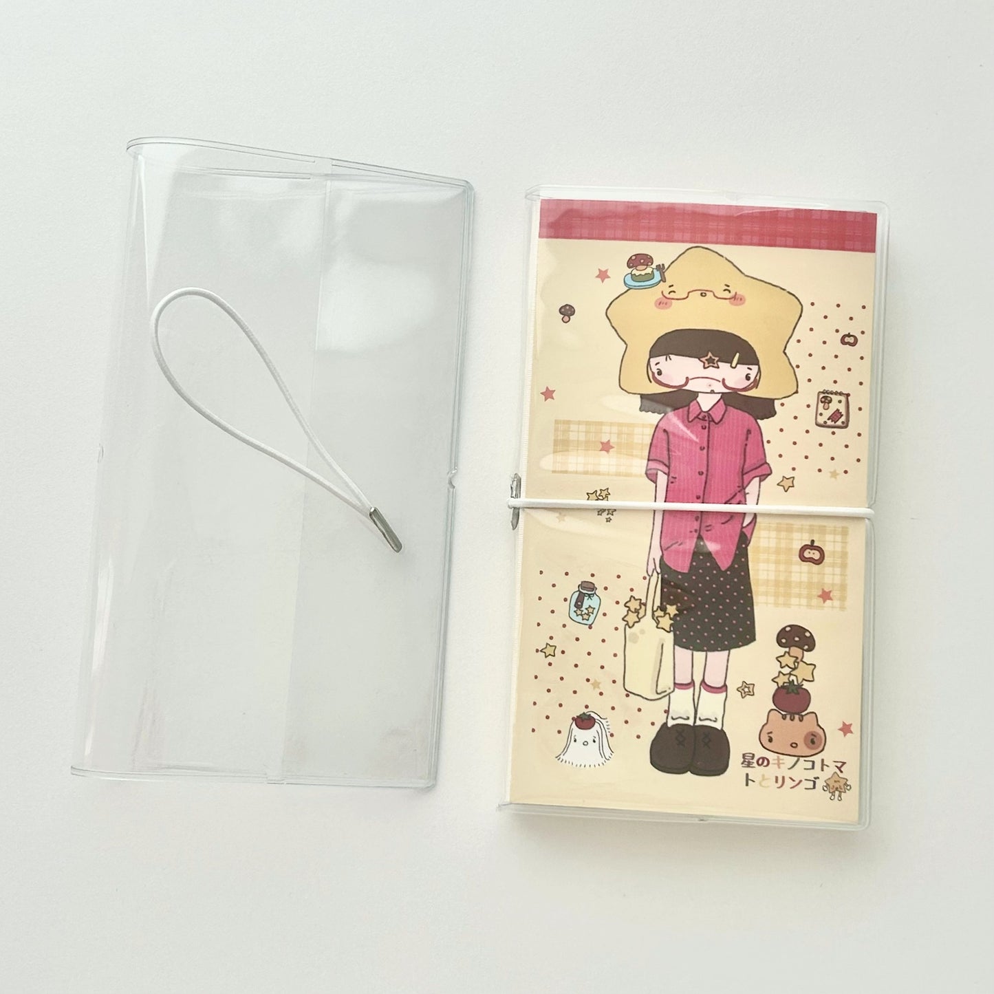 Japanese Style Handbook with PVC cover