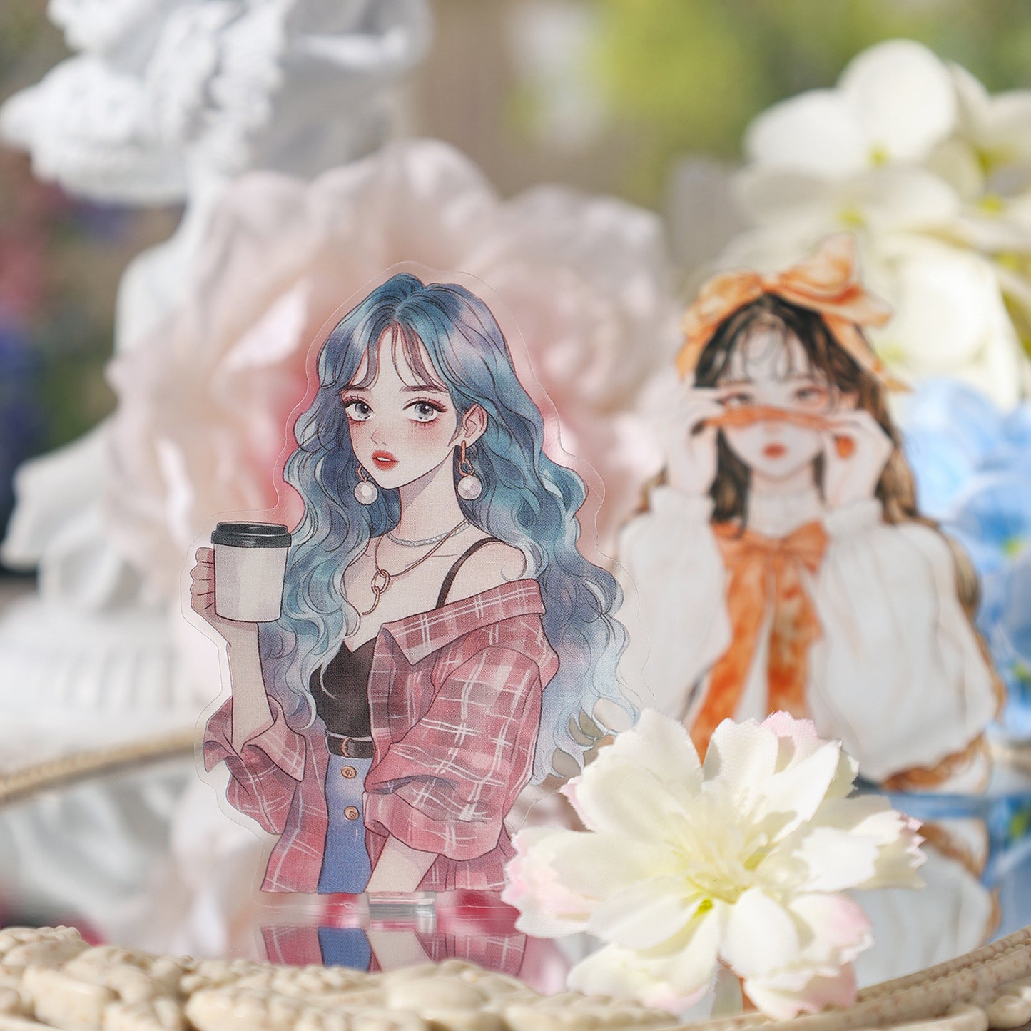 Autumn Girl journal stickers