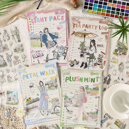 Girl Daily Life Sticker book