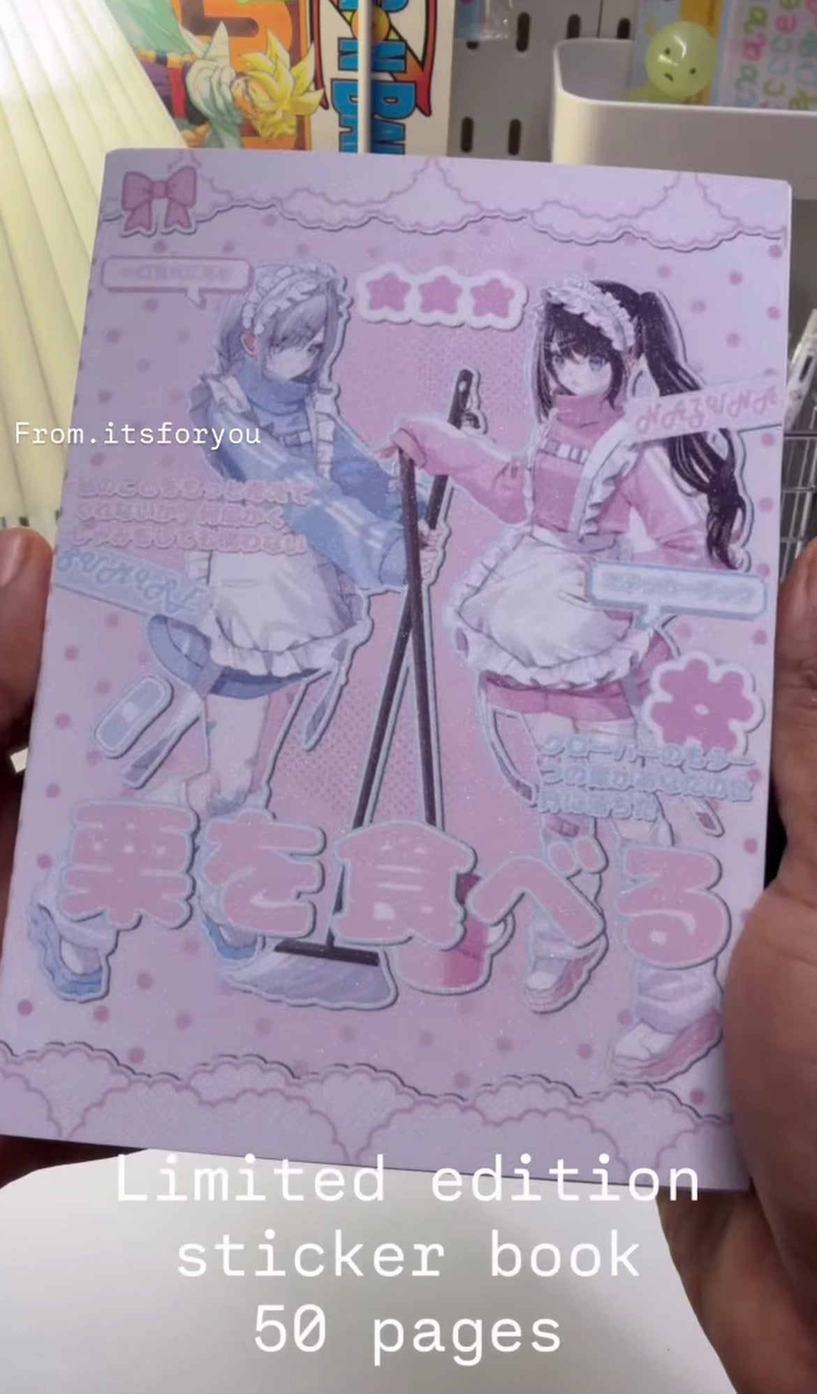 Limited edition sticker book