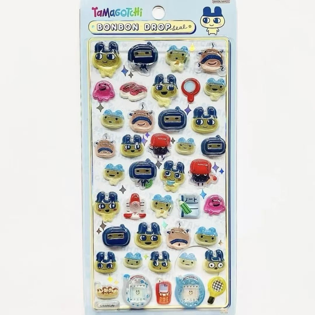 Tamagotchi Bon Bon drop sticker sheet