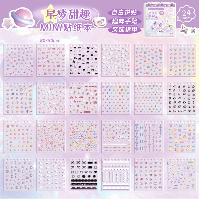 Cute mini Deco stickers-set of 3