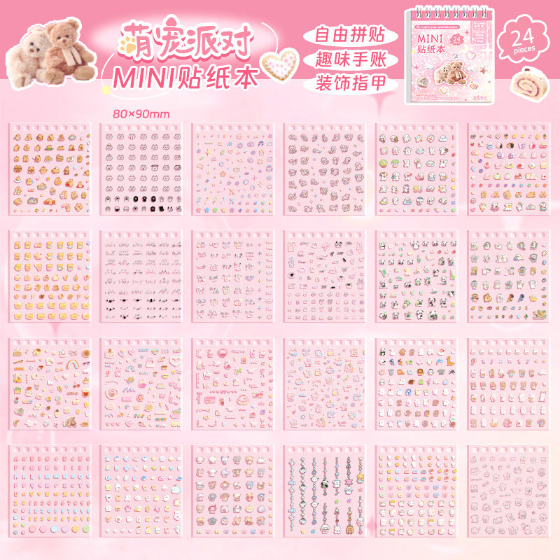 Cute mini Deco stickers-set of 3