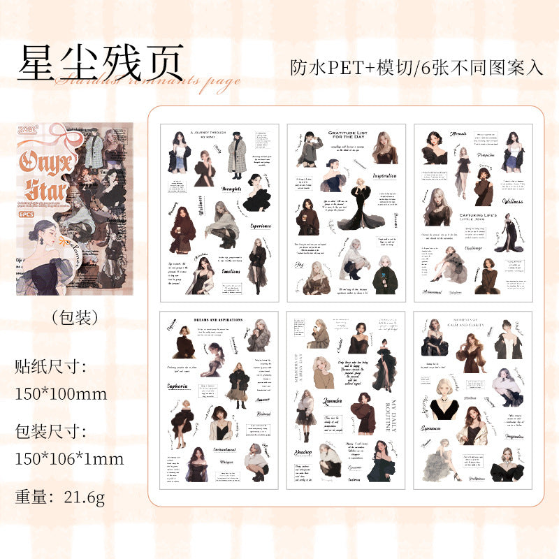 Cozy Girl Journal Stickers