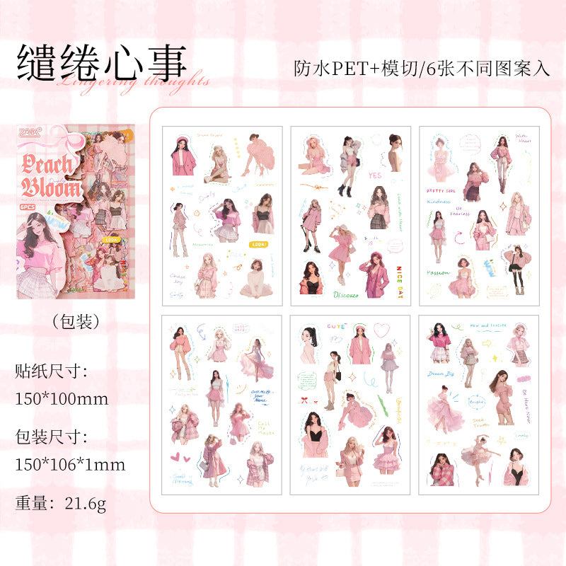 Cozy Girl Journal Stickers