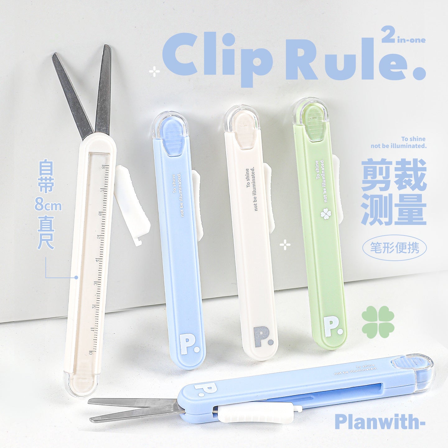 Plan with Scissor and Ruler