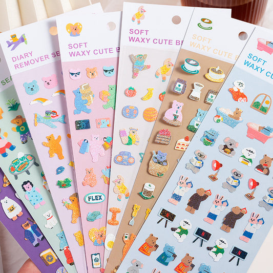 Soft Bear-Sticker sheet