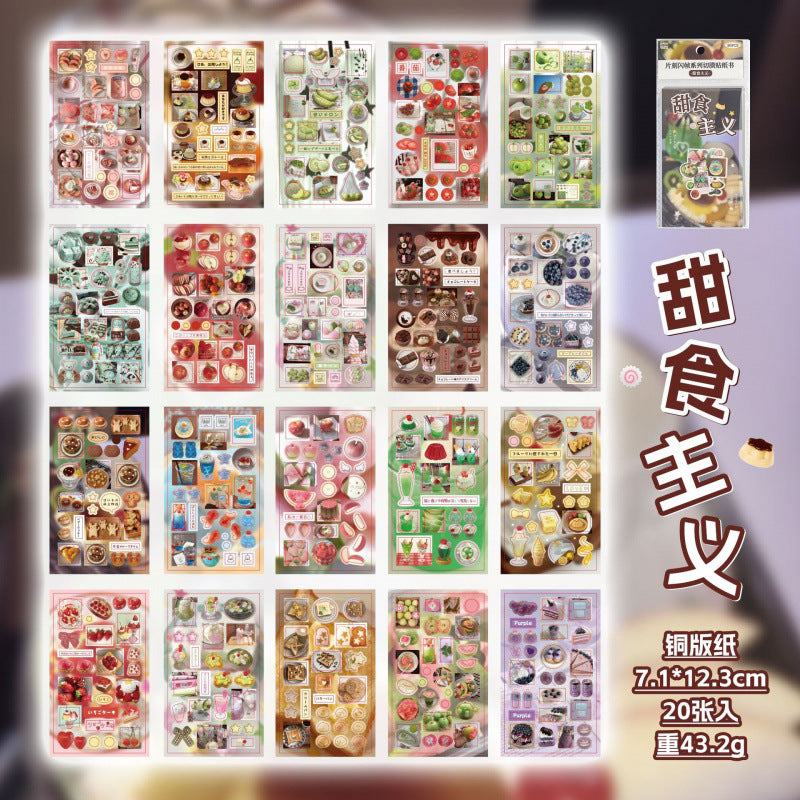 Vintage style Sticker book