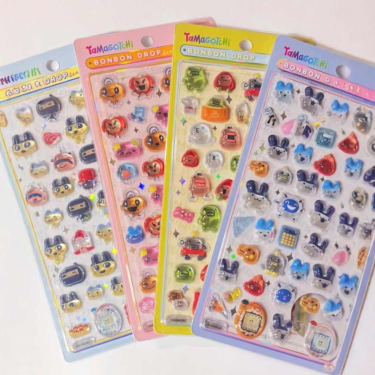 Tamagotchi Bon Bon drop sticker sheet