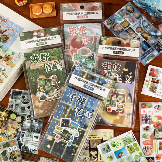 Vintage style Sticker book