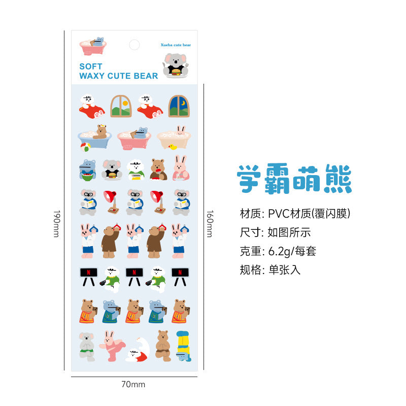 Soft Bear-Sticker sheet