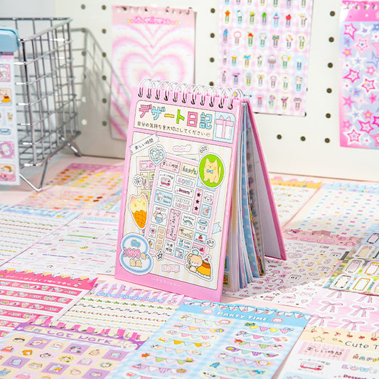 Japanese style sticker book