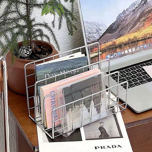 Metal magazine holder