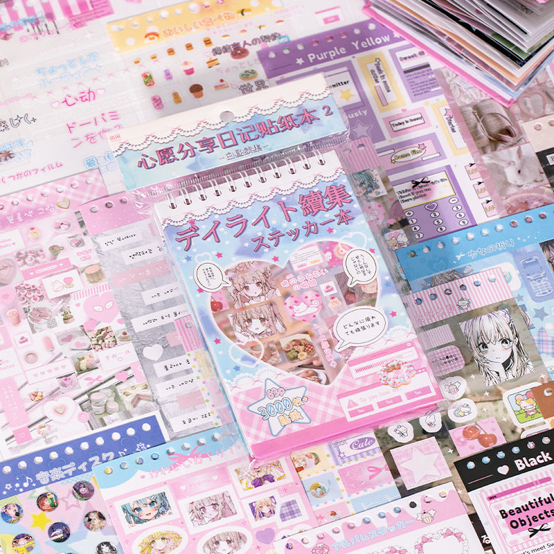 Japanese style sticker book