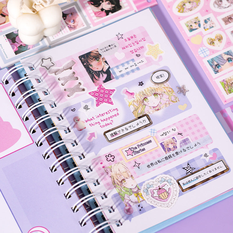 Japanese style sticker book