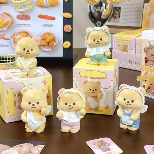 Dress up bear figurine