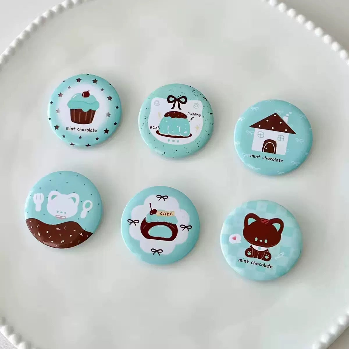 Cute Badge-Set of 6