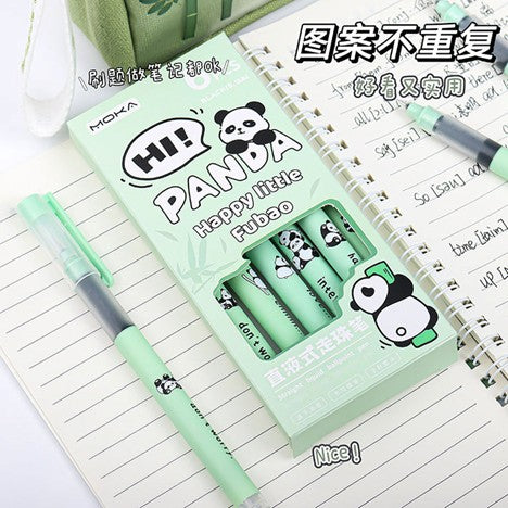 Cute long lasting Pen Set – (6 pcs)- black ink