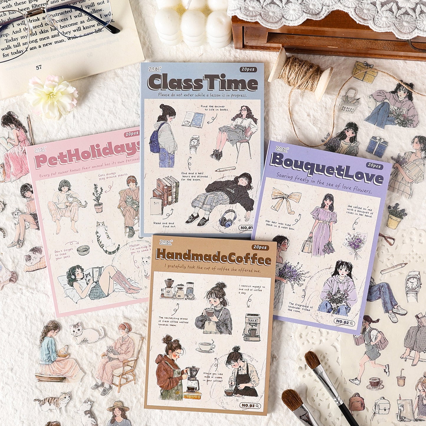 Pet Journal Stickers-20 Pages