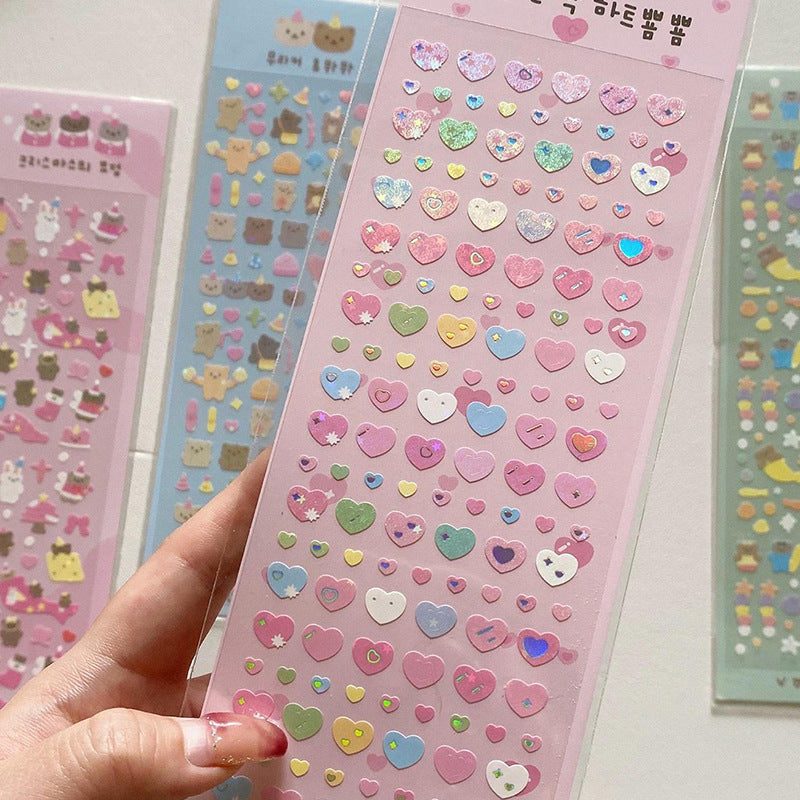 Pink love sticker sheet