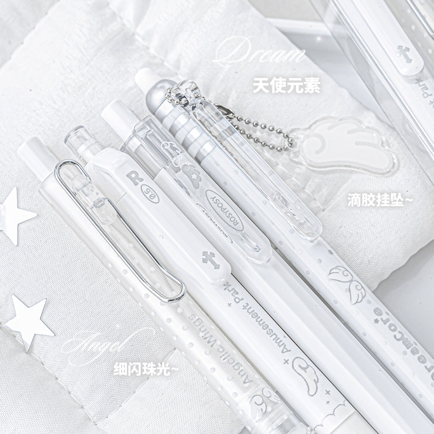 Rosyposy Angelic pen set