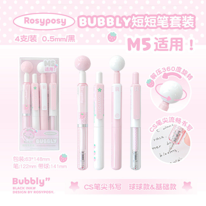 Rosyposy bubbly pen set