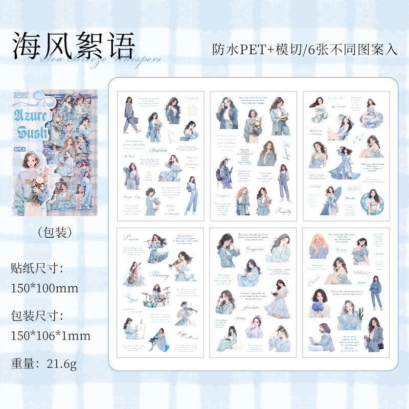Cozy Girl Journal Stickers